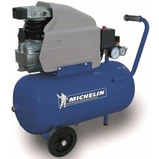 Michelin Compressore Aria 24 Litri Portatile, 2HP 8 Bar 170L/min, MB24