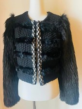 Ecopelliccia nera ANNARITA N Taglia 42 