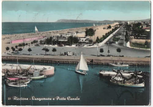 Riccione lungomare e porto - riccione,