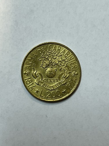 Moneta 200 lire 180 - moneta,
