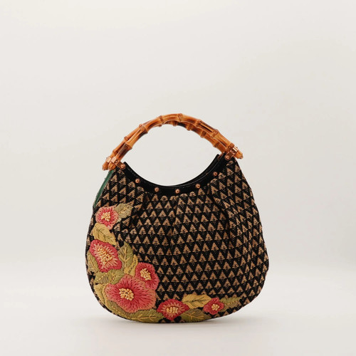 Sac gucci hobo bambou - bambou, broderie