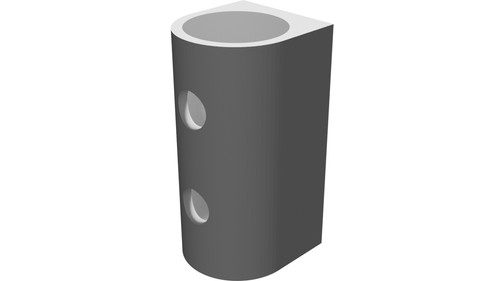 Supporto muro per antenna - a,