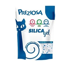 Preziosa Silica Gel Lettiera per gatti in silicio Letteira in silicio per gatti