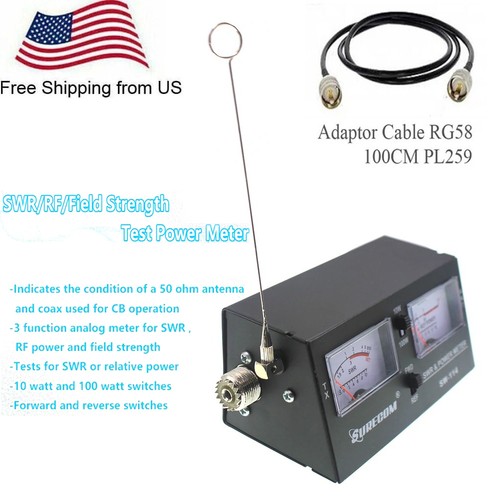 Surecom 114 swr - surecom, swr/rf/field