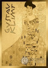 ADELE BLOCH BAUER Gustav Klimt 1/1000 oz moneta oro 3000 franchi Ciad 2024