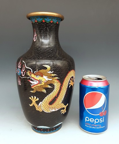 Vaso cinese cloisonné smalto