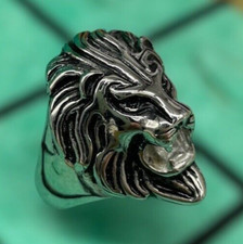 Anello testa leone - testa,