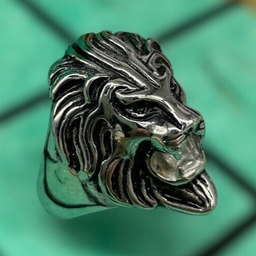 Anello testa leone - anello, di