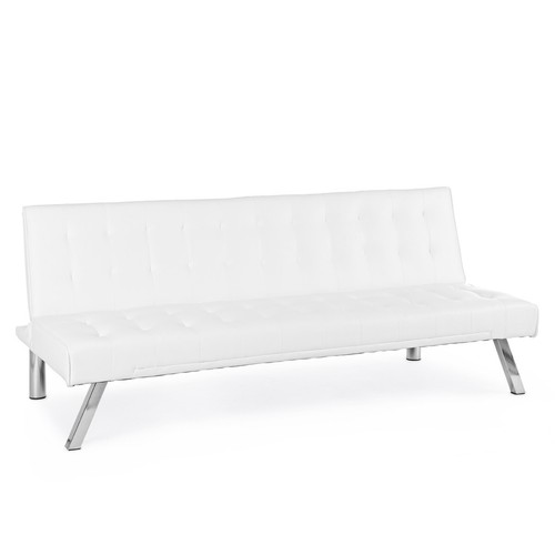 Divano letto similpelle - letto, in