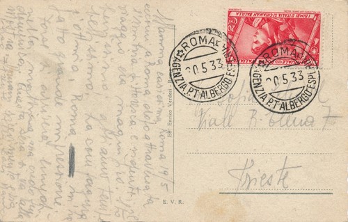 Italia regno 1933 - 1933, cartolina