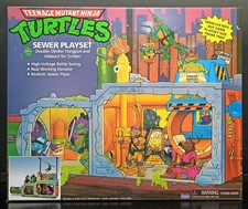 PLAYMATES TOYS 2025 CLASSIC TMNT TARTARUGHE NINJA TANA FOGNA PLAYSET RIEDIZIONE SIGILLATO