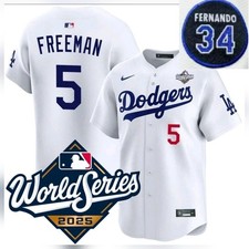 Maglia Freddie Freeman Dodgers World Series Sm-3XL
