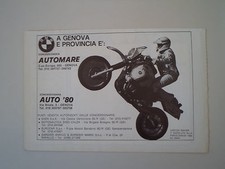advertising Pubblicità 1984 GASTON RAHIER e MOTO R80 R 80 GS G/S PARIS DAKAR