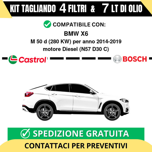 Tagliando filtri bosch 7 - 4,
