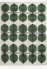 Tappeto in lana con motivo