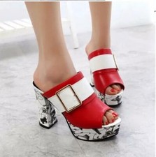 Sandali donna fiori tacco alto