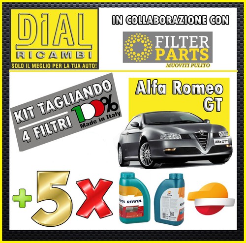 Kit tagliando filtri alfa - 4,