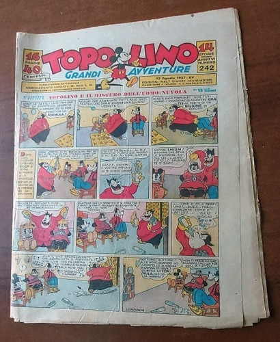 Topolino giornale 242 del - giornale,