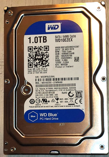 Wd10ezex hdd blue 1tb - hdd, wd