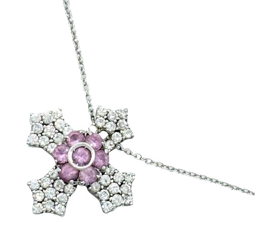 Collana ciondolo oro - , bianco