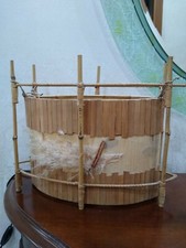 Lampada etnica bamboo bambù - lampada,