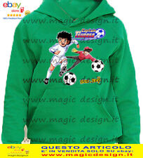 Holly e Benji due fuoriclasse captain tsubasa Felpa sweats cappuccio bambino 