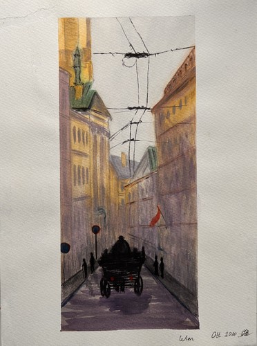 Quadro acquerello dipinto - quadro,, a