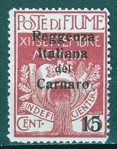 Fiume 1920 soprastampati - fiume,