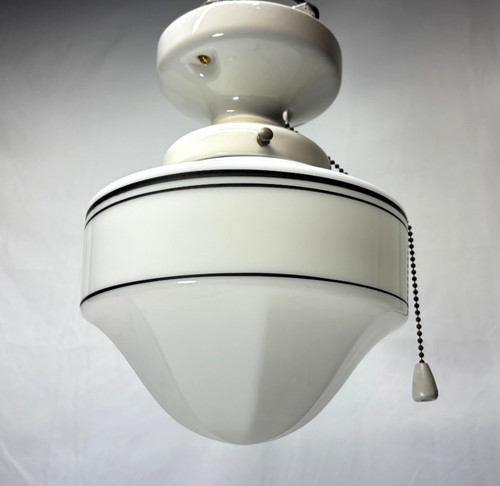 Lampadario vintage porcellana