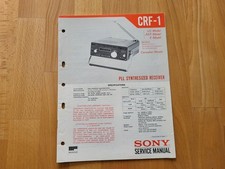 Sony crf manuale - crf-1, di