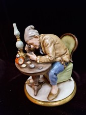  Giuseppe Cappè originale, porcellana Capodimonte " OROLOGIAIO"