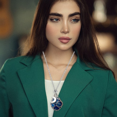 Collana pietre naturali con - collana,