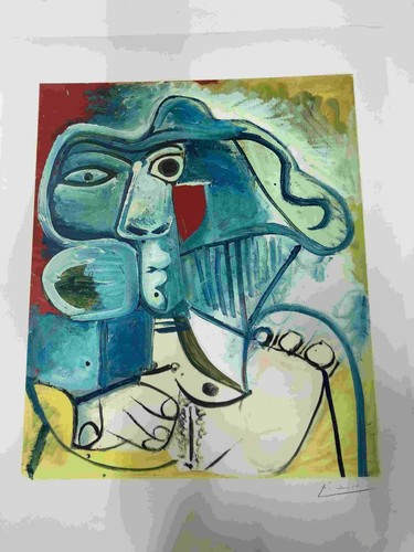 Pablo picasso litografia - litografia, cm