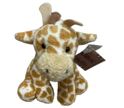 Peluche giraffa riccia soft