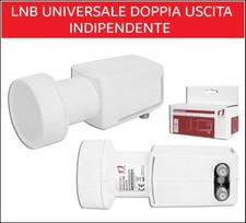 Convertitore Satellitare Illuminatore Parabola Lnb 2 Uscite Universale Inverto ^