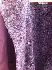 CINQUE CAPPOTTO GIACCONE DOUBLE FACE PELLICCIA XXL / XXXL  