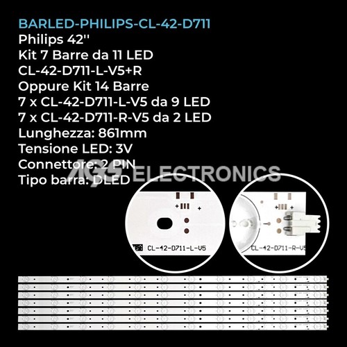 Kit barre strip - led, tv