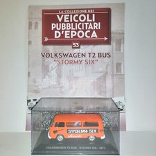 VOLKSWAGEN T2 BUS STORMY SIX 1971 CON FASCICOLO SCALA 1/43