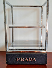 Espositore PRADA originale in metallo e – Display da boutique – Collezione rara