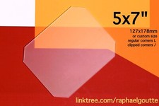 Verre dépoli 5x7" | Verre de Visée (12,7x17,8cm) FAIT MAIN (ou sur mesure)