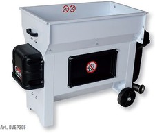 Pigiatrice diraspatrice uva elettrica Grifo DVEP20 griglia inox coclea e pompa