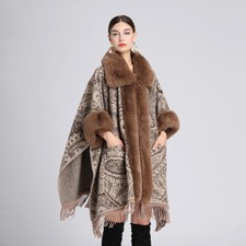 Cappotto donna lana frange