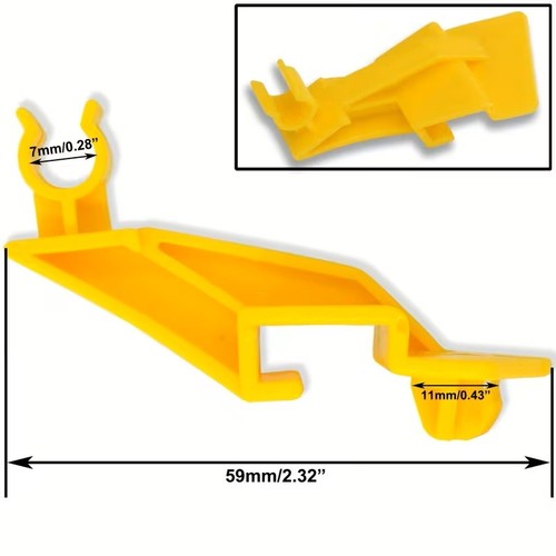 Clip supporto asta cofano - clip,