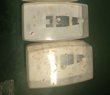 Politoys 2 scatola vuota plastica  per f1 in scala 1/32 ferrari tyrrell altre