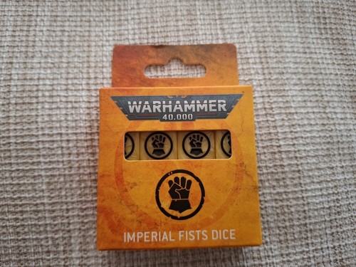 Imperial fists dice - fists, warhammer