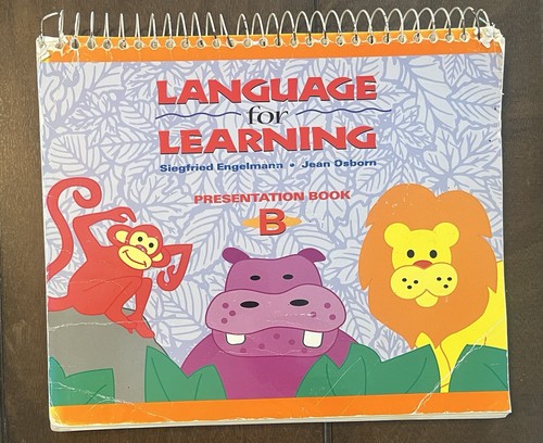 Language for learning - learning,
