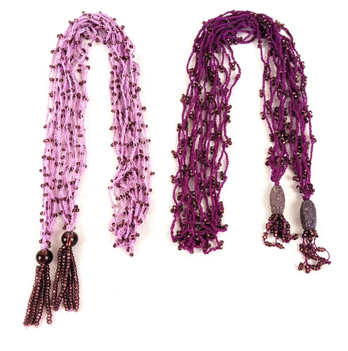 Collane vintage uncinetto - vintage,