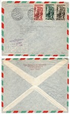 1950 Vaticano PIO XII busta non viaggiata con serie Guardia Palatina