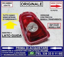 FARO FANALE POSTERIORE SINISTRO SX freccia bianca MINI ONE COOPER R56 07-14