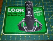 ADESIVO VINTAGE STICKER kleBER SCI SKI LOOK ATTACCHI VERDE 